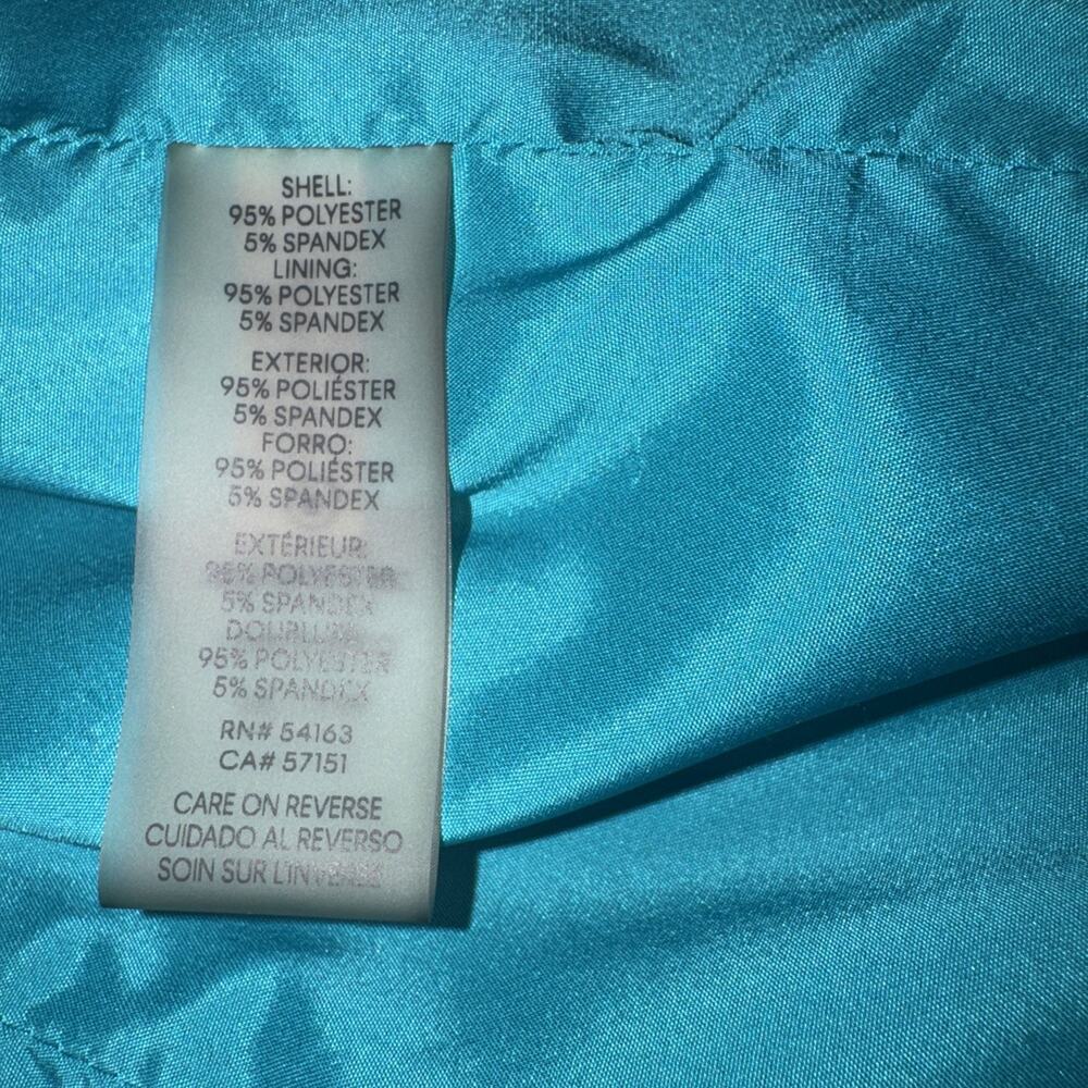 Calvin Klein Ladies Blazer, Turquoise Size Small - Classic - Picture 6 of 7